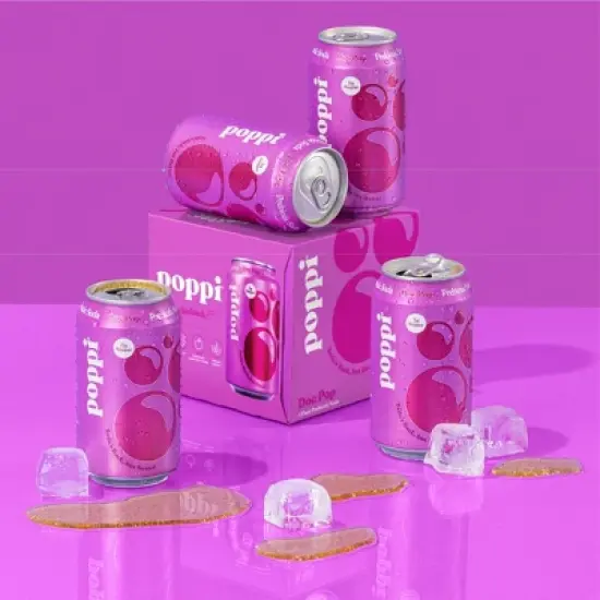 Poppi Dr POP Prebiotic Beverage - 4pk/12 fl oz Cans image {2}
