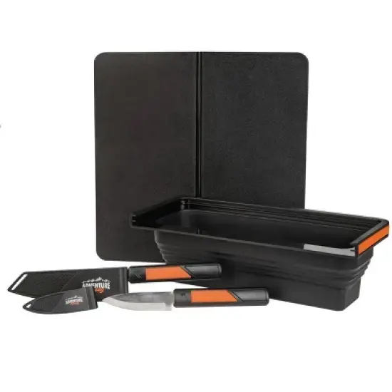 Blackstone Adventure Ready Prep Kit with Cutting Board, Knives & Collapsible Bin image {4}