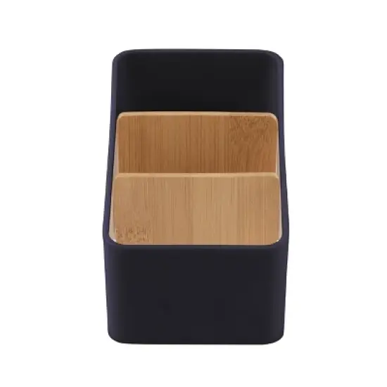 Thinkspace 3 Compartment Storage Black image {1}