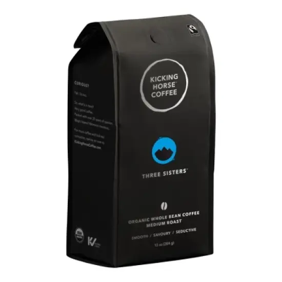 Kicking Horse Coffee Three Sisters Medium Roast Whole Bean 2.2 Pound - Certified Organic Fairtrade Kosher Coffee image {6}