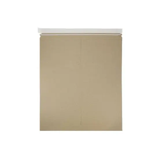 JAM Paper Stay-Flat Photo Mailer Envelopes 17x21 Kraft Self-Adhesive Closure 8866647B image {1}