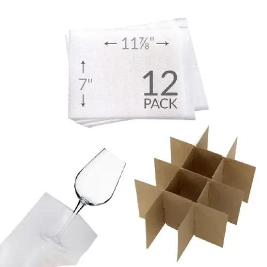 UBMOVE Cell Divider Box Compartments & Foam Pouches for Glasses image {6}