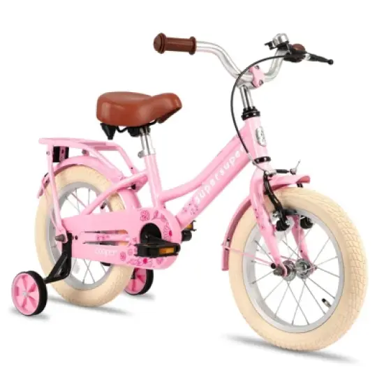 JOYSTAR Retro Style Girls Bike for Kids and Toddlers, Pink Green image {4}