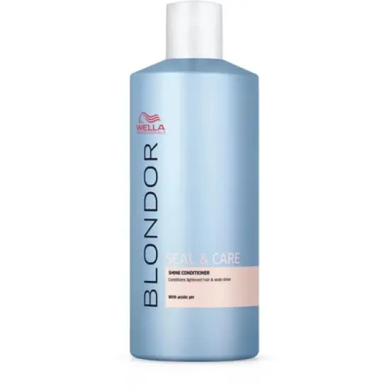 Wella Blondor Seal and Care Shine Conditioner (16 oz / 500 mL) Shine & Nourishment for Blonde Hair image {2}