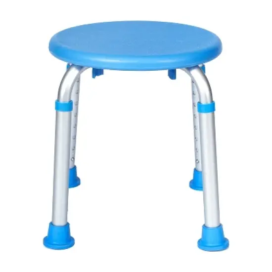 Flash Furniture HERCULES Series Tool-Free and Quick Assembly, 300 Lb. Capacity, Adjustable Bath & Shower Stool image {2}