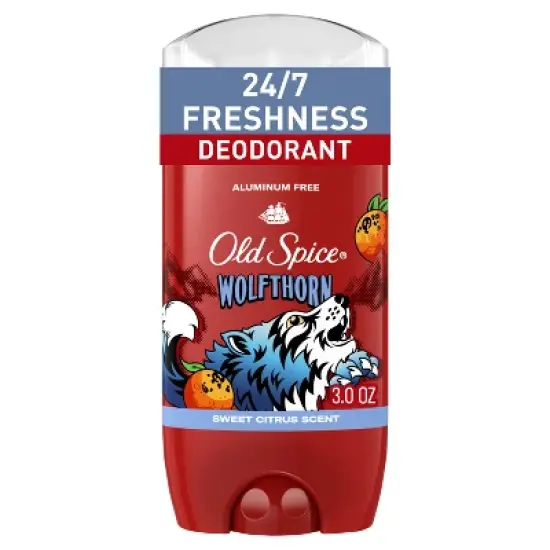 Old Spice Wolfthorn Scent Deodorant for Men - Aluminum-Free 3oz image {10}