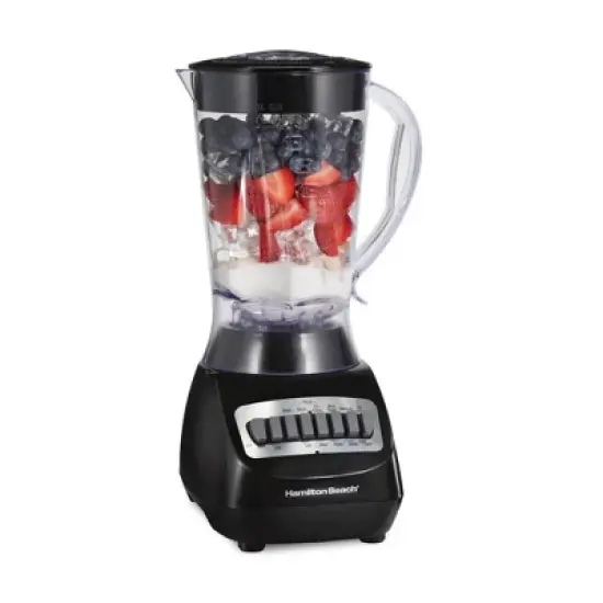 Hamilton Beach Smoothie Blender 56oz 10 Speed Black 50190J: Best Rated Kitchen Blender, 650W, Dishwasher-Safe Parts image {9}