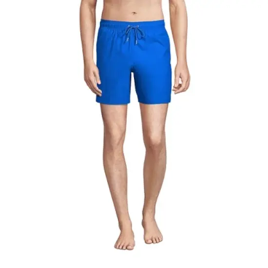 Lands' End Men's 6" Volley Swim Trunks image {5}