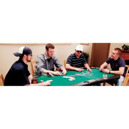 Fat Cat Folding Texas Hold'Em Playing and Poker Table image {4}