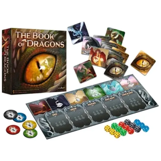 Trefl The Book of Dragons Game: Educational Focus on Creative Thinking; Includes Game Pieces & Game Board image {4}