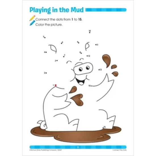 School Zone Connect the Dots Workbook - (Paperback) image {3}