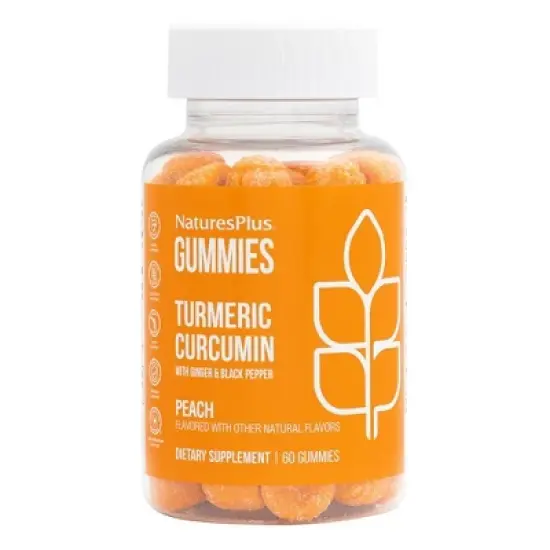 Gummies Turmeric Curcumin Peach by Nature's Plus  -  60 Gummies image {3}