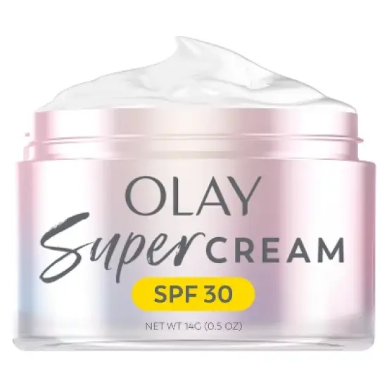 Olay Super Cream Ultra Lightweight Facial Moisturizer Sunscreen - SPF 30 - 0.5oz image {16}