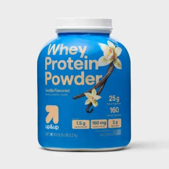 Whey Protein Powder - Vanilla - up&up&trade; image {7}