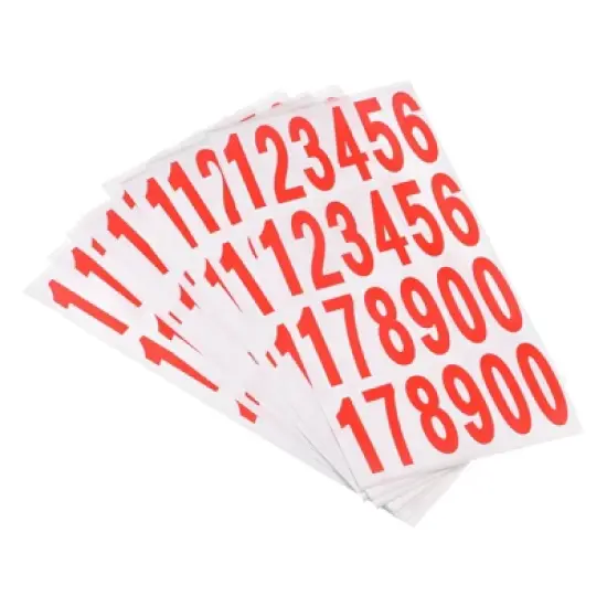 Unique Bargains Office Home Warehouse Self-Adhesive Mailbox Numbers Sticker 10 Sheet image {7}