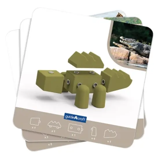Guidecraft Snap Block Animals - 33 Piece Set image {2}