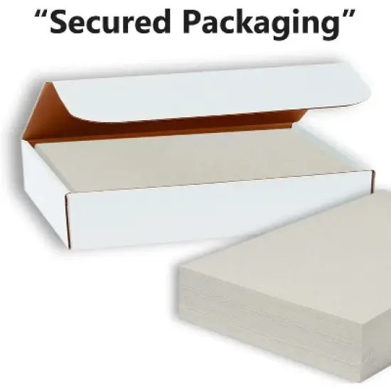 Hamilco Colored Carstock Paper Gray Bristol Vellum Card Stock - Blank Index Flash Note & Post Cards 5 x 7" - 67 lb Cover for Printer &ndash; 100 Pack image {2}