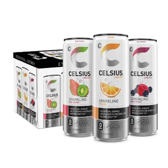 CELSIUS Sparkling Original Variety Pack Functional Energy Drink - 12pk/12 fl oz Cans image {5}
