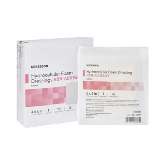 McKesson Foam Dressing, Non-Adhesive, 4 x 4 in image {4}