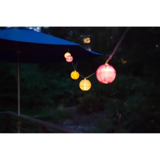 35' Glow Solar LED String Light - Allsop image {9}