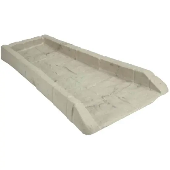 Suncast SB24 Decorative Rain Gutter Downspout Splash Block, Light Taupe (4 Pack) image {4}