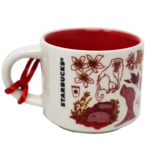 Starbucks Been There Series Taiwan Ceramic Demitasse Ornament Mug, 2 Oz image {1}