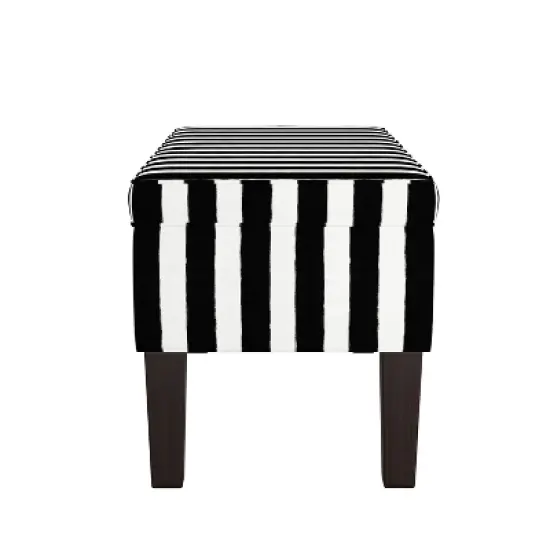 Lizzie Storage Bench in Patterns - Skyline Furniture image {2}