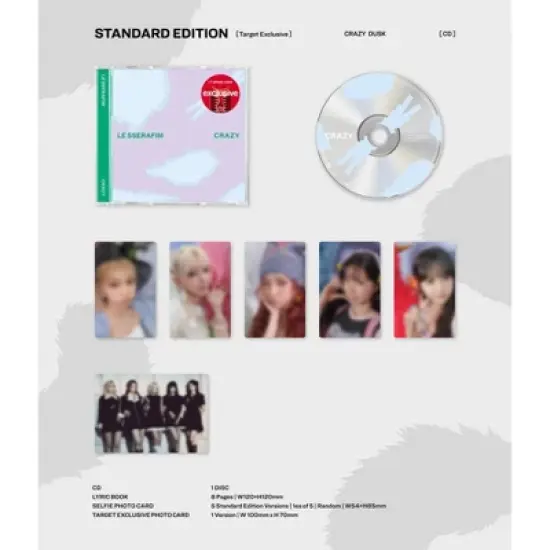 LE SSERAFIM - CRAZY (Target Exclusive, CD) image {1}