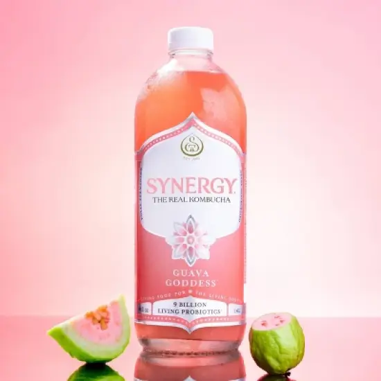Synergy The Real Kombucha, Guava Goddess - 48oz image {8}