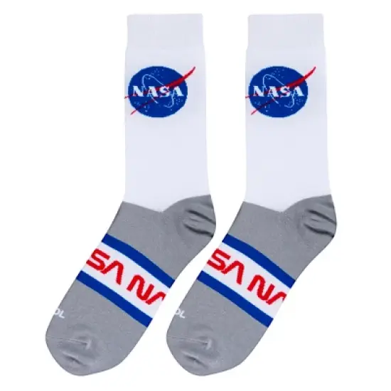 Cool Socks, Nasa Badges, Funny Novelty Socks, Adult, Large image {3}
