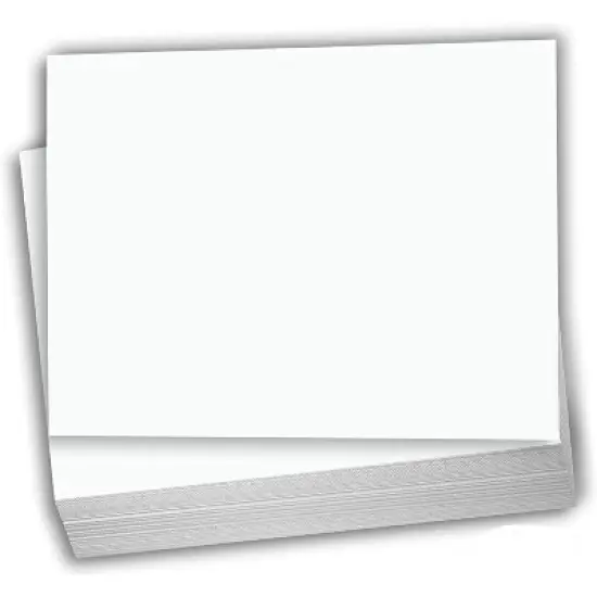 Hamilco Blank Index Cards 6" x 9" Card Stock 65lb Cover White Cardstock Paper - 100 Pack image {6}