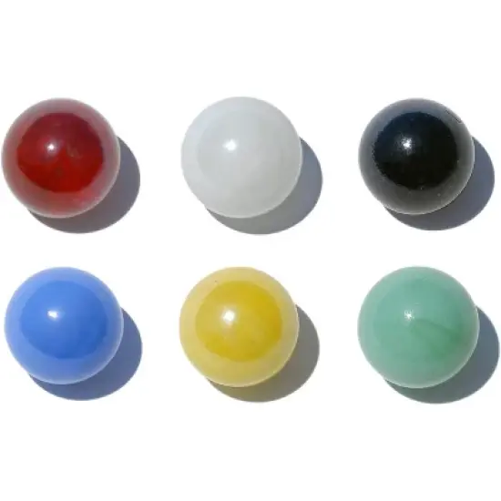 WE Games Solid Wood Chinese Checkers Set with Glass Marbles - 11.5 Inch image {6}