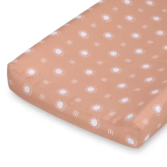The Peanutshell Boho Rainbow Changing Pad Covers for Girls or Boys, Unisex, 3-Pack image {5}
