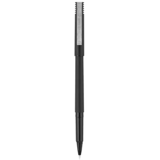 uniball Roller Ball Stick Pens, 0.5 mm Micro Tip, Black, Pack of 36 image {3}