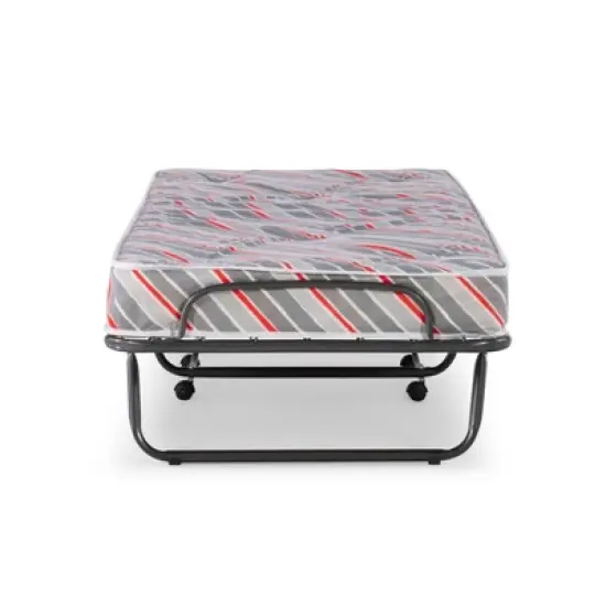 Twin Torino Folding Bed Gray - Linon image {2}