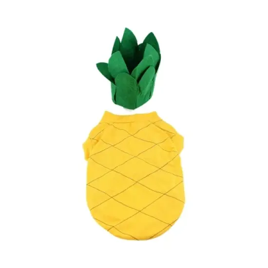 Midlee Pineapple Dog Costume image {2}