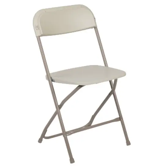 Flash Furniture Hercules&trade; Series Plastic Folding Chair - 10 Pack 650LB Weight Capacity image {3}