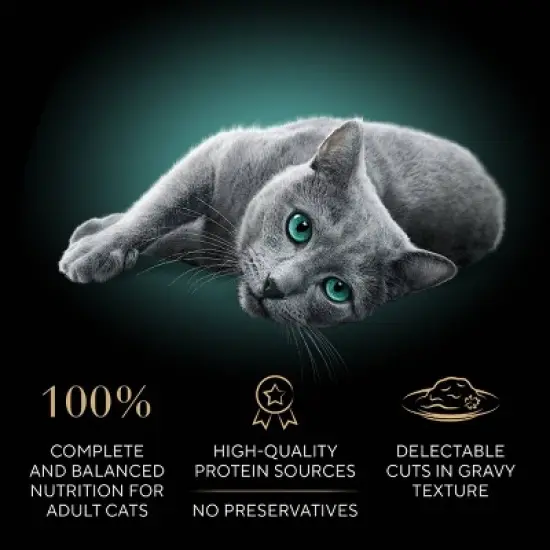 Sheba Perfect Portions Cuts in Gravy Tender Turkey Flavor Wet Cat Food - 2.64oz image {5}