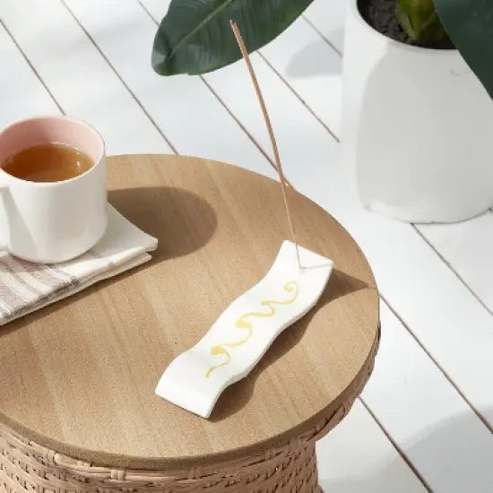 Oversized Citronella Scented Incense and Holder Pineapple Cove - Threshold&trade; image {1}