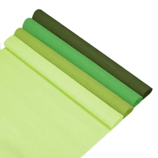 Unique Bargains Durable Soft Flexible Thickened Crepe Paper 4 Pcs image {9}