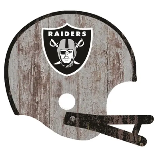 NFL Fan Creations Distressed Helmet Cutout Sign image {1}