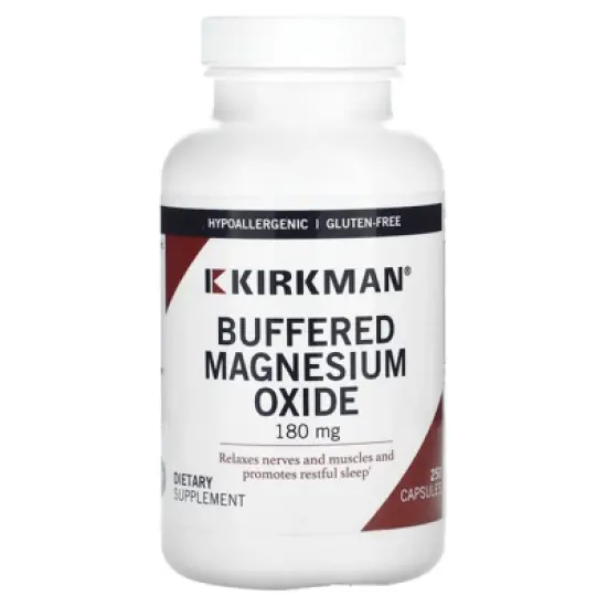 Kirkman Labs Buffered Magnesium Oxide, 180 mg, 250 Capsules image {4}