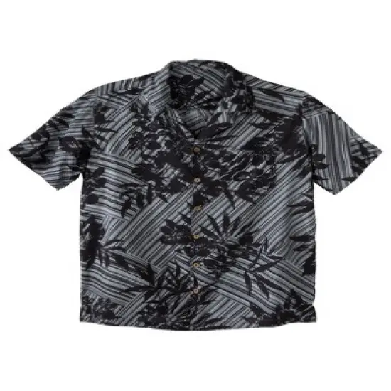 KS Island by KingSize Men's Big & Tall  Printed Rayon Short-Sleeve Shirt image {29}
