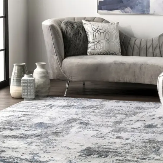 nuLOOM Dali Abstract Machine Washable Area Rug image {8}