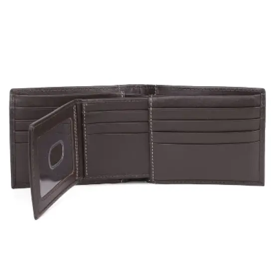 J. Buxton Sandokan Convertible Thinfold Wallet & Removable Card Case - Brown image {3}