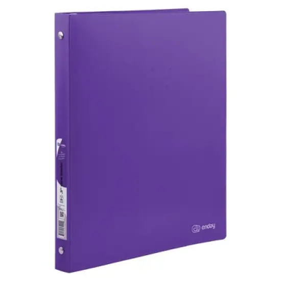 Enday 0.5" Matte Bright Color Poly 3-Ring Binder image {5}