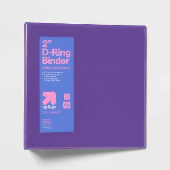 2" 3 Ring Binder Clear View - up&up&trade; image {11}