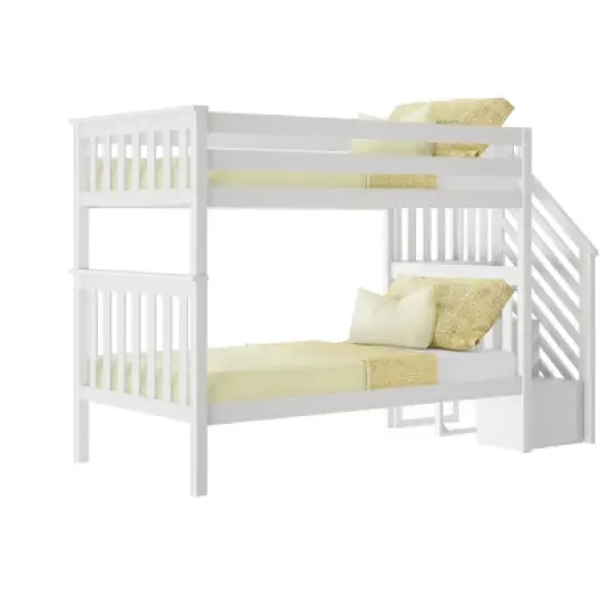 Max & Lily Twin over Twin Staircase Bunk Bed image {6}