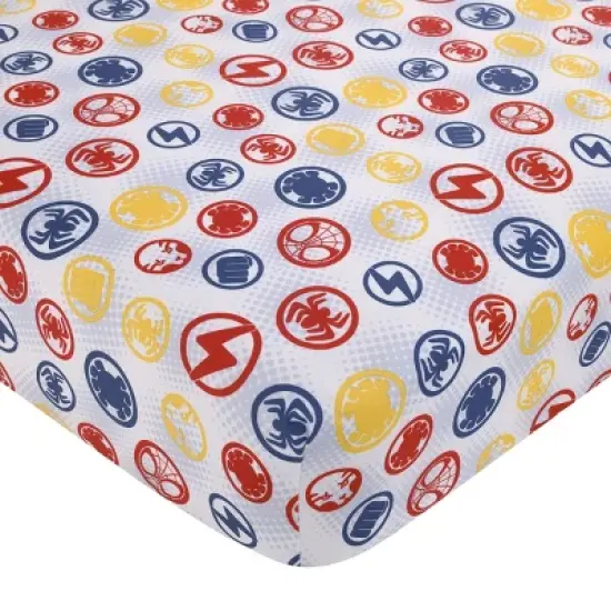Marvel Spidey and His Amazing Friends Blue, Red, Yellow, and Green, Team Up 4 Piece Toddler Bed Set image {2}