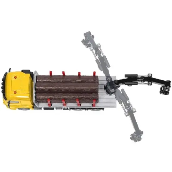 Mercedes-Benz Arocs 2645 Log Transporter Yellow 1/50 Diecast Model Car by Siku image {2}